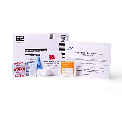 Omega 3 Blood Test - Test the Omega 3 Levels of Your Blood In Seconds, With A Simple Finger Poke - Mail Kit and Get Results Within 5 Days of Receiving Sample