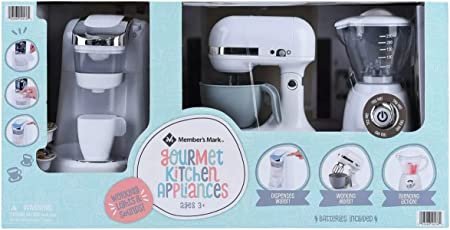 MEMBER'S MARK Gourmet Kitchen Appliance PLAYSET for Kids (White)