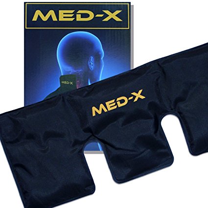 Neck Pain Cold Ice Pack Reusable Gel Shoulder Compress Wrap Therapy For Frozen Shoulder , Bursitis , Polymyalgia Rheumatica , Cervical Radiculopathy , Brachial Plexus Injury by Med-X