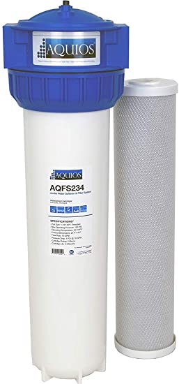 Aquios Jumbo Salt Free Full House Water Softener and Filter System - New Model