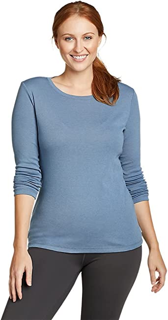 Eddie Bauer Women's Favorite Long-Sleeve Crewneck T-Shirt