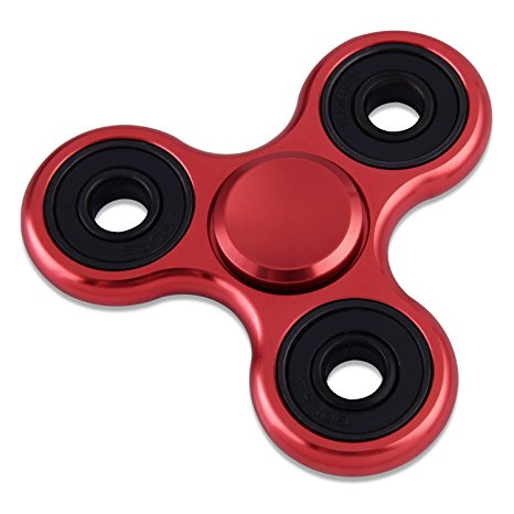 Elongdi Fidget Spinner Aluminum Help Focus Durable EDC Hand Spinner Toy Perfect for Spend Time Relieves Anxiety Fidget ADHD Autism Lessen Boredom, High Speed Up to 5mins