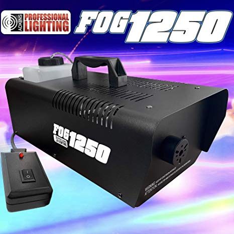 1250 Watt Fog Machine - W/Remote - Impressive 8,000 Cubic ft. per minute - Adkins Professional Lighting FOG1250