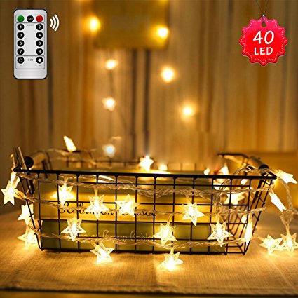 LED Star String Light 5m/40 LED Binken Led Rope Lights indoor Christmas tree Christmas decoration