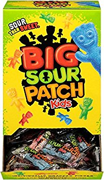 Sour Patch Kids Sweet and Sour Gummy Candy, Original, Individually Wrapped 240 Count