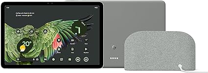 Google Pixel Tablet with Charging Speaker Dock (11 Inch Display, 128 GB Storage, Android, 8 GB RAM) – Hazel