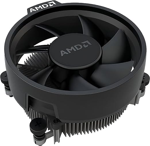 AMD Wraith Stealth Socket AM4 4-Pin Connector CPU Cooler with Aluminum Heatsink & 3.93-Inch Fan (Slim)