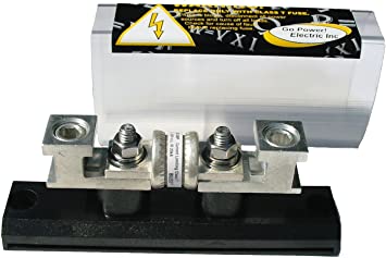 Go Power! FBL-200 Class T 200 Amp Fuse with Block , Black