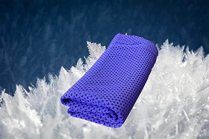 Cooling Towel, ICE Towel, Cold SNAP Towel, Cooling Wraps for Summer Heat, for Neck, for Athletes, Yoga Towel, Hiking Towel, Exercise Towel, Sports Towel