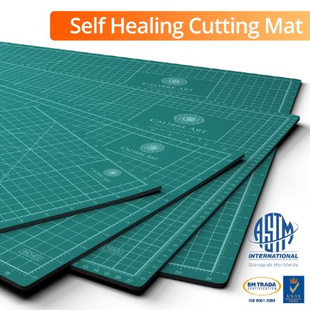 Self Healing Rotary Cutting Mat, Full 18x24, Best for Quilting Sewing | Warp-Proof & Odorless (Not From China) ...