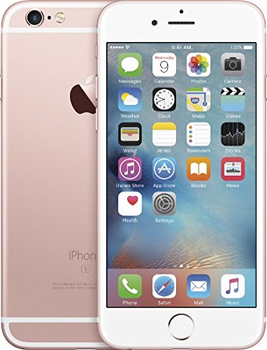 Apple iPhone 6s 128GB Unlocked GSM 4G LTE Smartphone w/12MP Camera - Rose Gold (Certified Refurbished)
