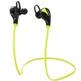 Vansky Bluetooth Headphones Noise Cancelling Headphones w Mic Sports Sweatproof Wireless Headset for iPhone 66 Plus 5 5c 5s 4 and Android Green