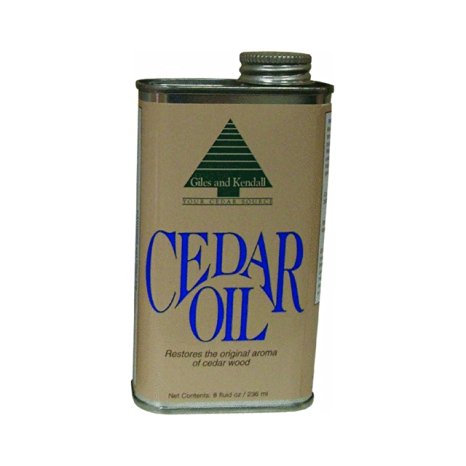 Giles and Kendall Cedar Oil Restores the Original Aroma of Cedar Wood, 8 Fluid oz / 236 ml