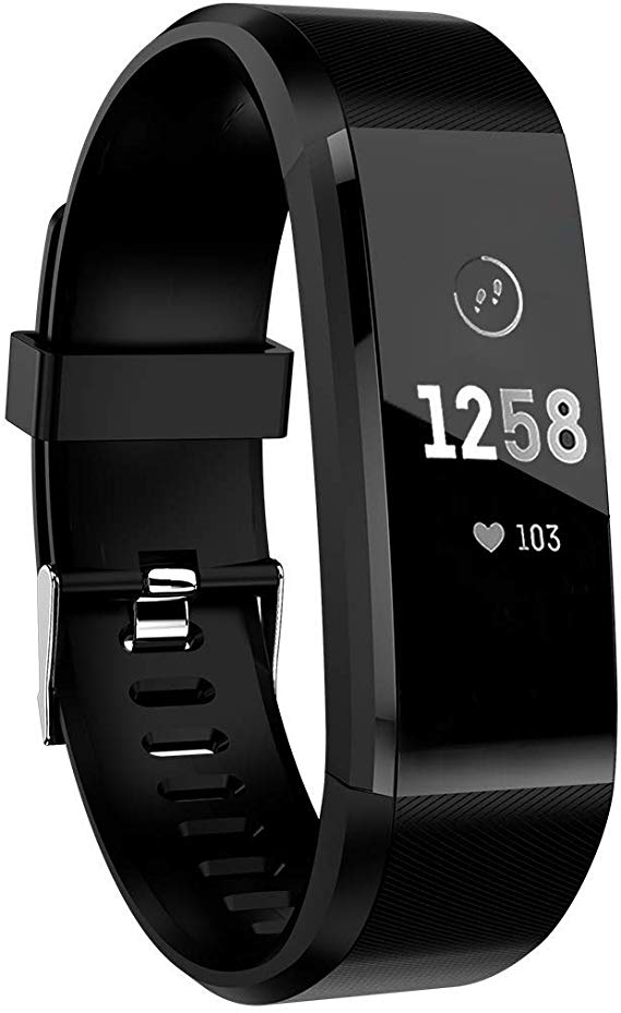 ATETION Fitness Tracker with Heart Rate Monitor,Waterproof Smart Band with Calorie Counter, Activity Tracker with Connected GPS, Pedometer for Men, Women and Gift