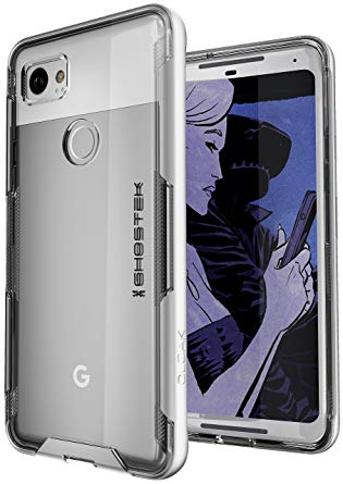Ghostek Cloak3 Armor Google Pixel 2 XL Case with Rugged Shock Absorption and Dual Layer Design for Google Pixel 2 XL 2017 - Silver