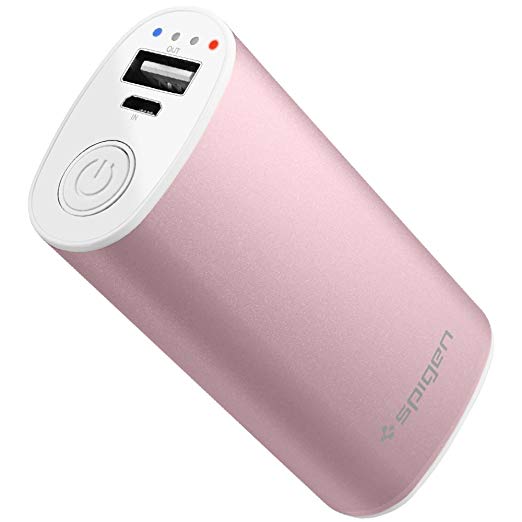 Spigen Essential Rechargeable Hand Warmer Portable Charger Power Bank with Quick Heating Function for iPhone X / 8/8 Plus/Galaxy S9 / S9 Plus / S8 / S8 Plus/Note 8 and More