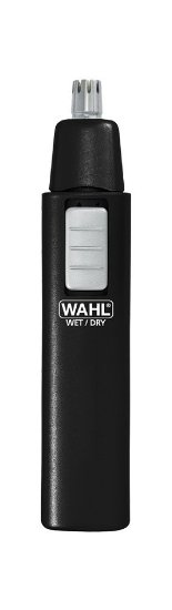 Wahl 5567-500 Ear, Nose and Brow Wet/dry Battery Trimmer, Black