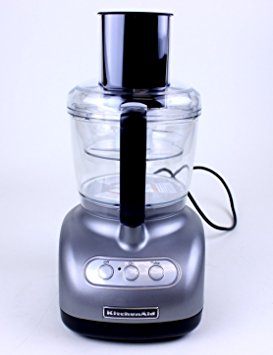 KitchenAid KFP720CU 7 Cup Food Processor with Mini Bowl and Blade, Contour Silver