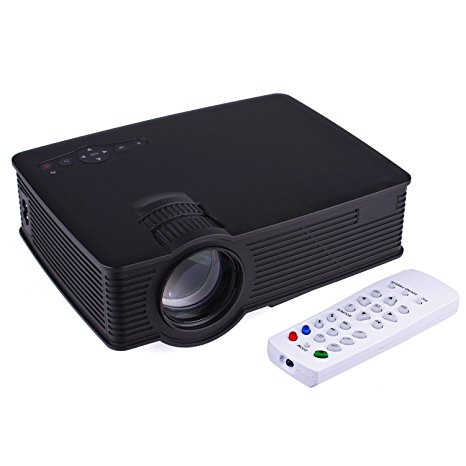 T2 LED LCD (WVGA) Mini Video Projector - International Version (No Warranty) - DIY Series - Black (FP8048T2-IV1)
