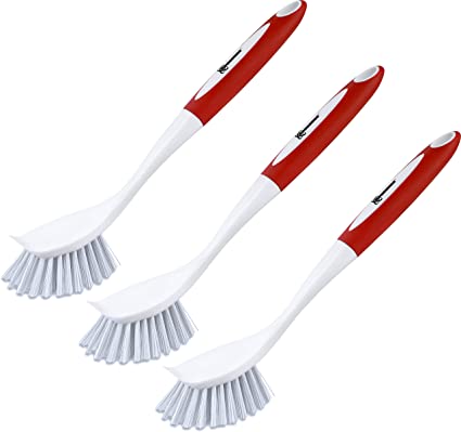 SPOGEARS Dish Cleaning Brush (Red)