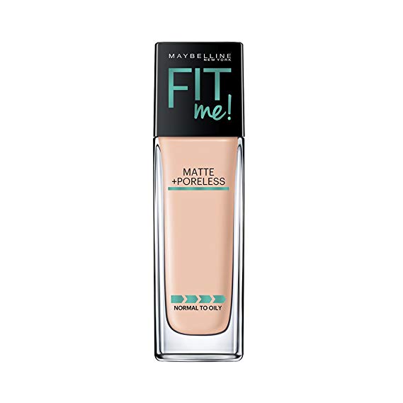 Maybelline New York Fit Me Matte Poreless Liquid Foundation (With Pump), 115 Ivory, 30ml