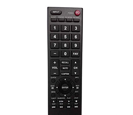 New CT-RC1US-16 TV Remote for Toshiba LED HDTV 28L110U 32L110U 32L220U 40L310U 43L310U 43L420U 49L310U 49L420U 55L310U 65L350U TV