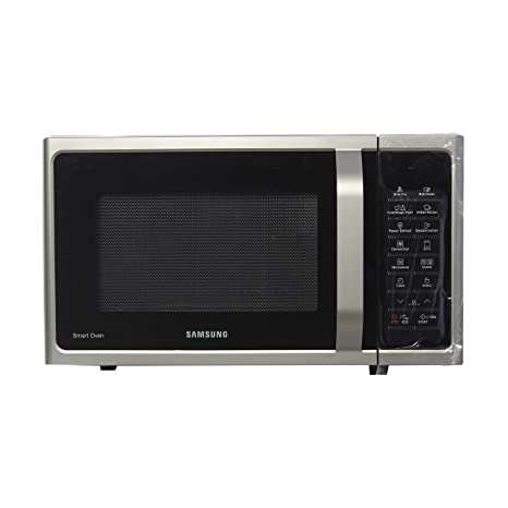 Samsung 28 L Convection Microwave Oven (MC28H5025VS/TL, Silver, slimfry)