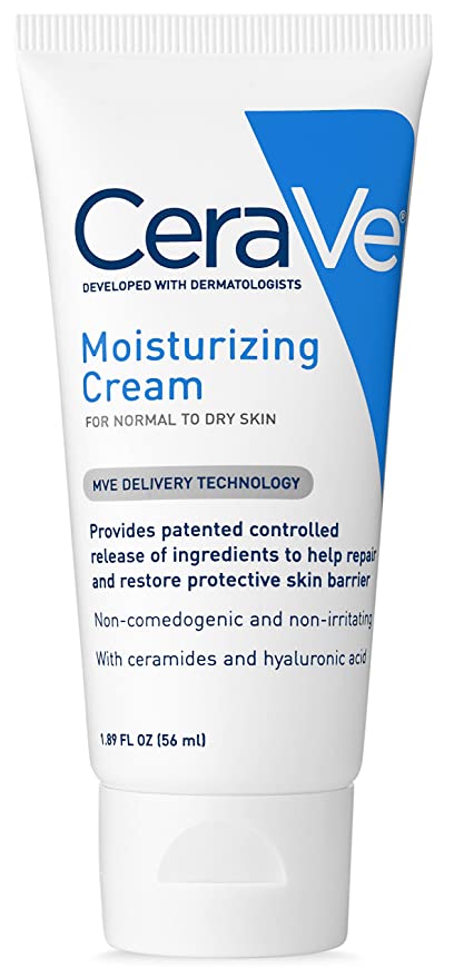 CeraVe Moisturizers, Moisturizing Cream, 1.89 Ounce