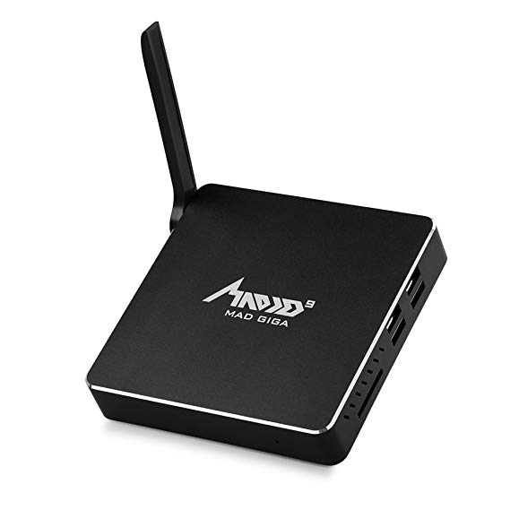 Mini PC, MAD GIGA Fanless Mini PC Windows 10 64Bit/6GB/64GB, M.2 2242 SSD Intel Apollo Lake Processor N3450 (up to 2.2 GHz), 2.4G 5.8G WiFi, Support SD Card 128GB/Intel HD Graphics 500/1000M LAN/4K