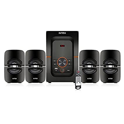 INTEX 4.1 Bang Plus FMUB OS Multimedia Speaker FM Radio Bluetooth USB PLAYABILITY (Black)