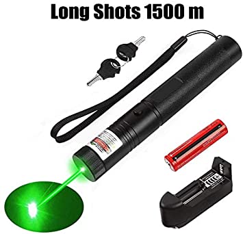 Anddicek Green Light Torch with Multi-Pattern for Outdoor Camping Biking Hiking