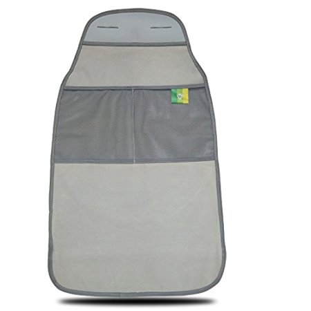 2 Count Kick Mats Car Seat Back Protector - Grey