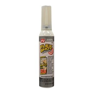Flex Shot - Thick Rubber Adhesive Sealant (Jumbo, Clear) 8oz