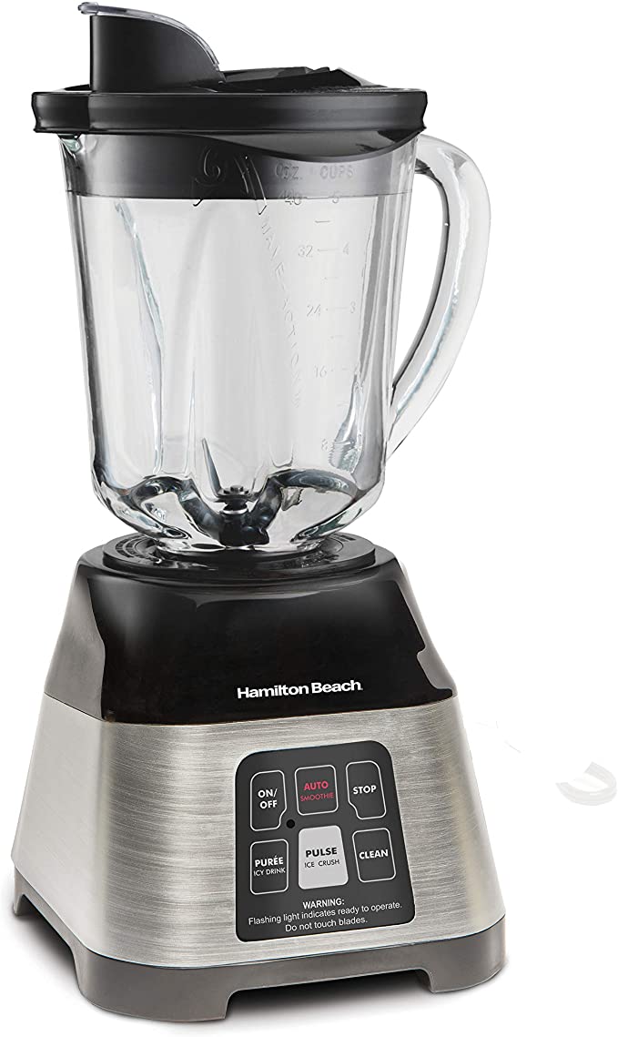 Hamilton Beach 56208 Smoothie Smart Blender 40 oz. Stainless Steel