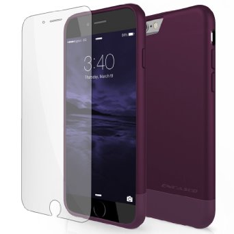 iPhone 6 Case - New GLYDE Series Ultra-thin Slider Case w HD Screen Protection Slim Fit Design Encased Lifetime Warranty iPhone 6 47inch Winepurple