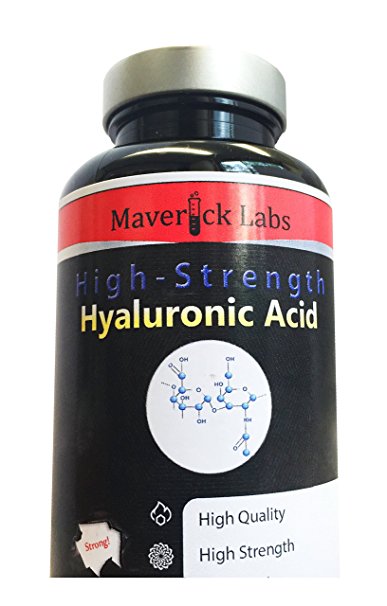 Pure Hyaluronic Acid 'Pharmaceutical Grade' Capsules (300mg) - Anti-Aging - 90 Capsules, Vegetarian Safe