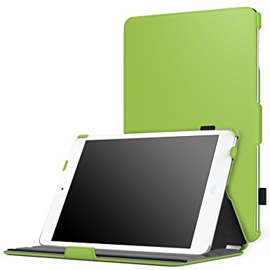 MoKo iPad Mini 4 Case - Slim-Fit Multi-angle Folio Cover Case With Auto Wake / Sleep for Apple iPad Mini 4 (2015 edition) 7.9 inch iOS Tablet, GREEN