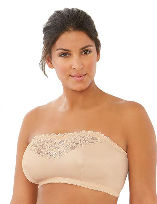 Glamorise Women's Complete Comfort Wirefree Strapless Bra #1800