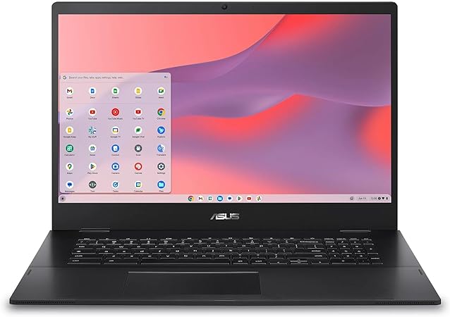 Asus 17 Slim Laptop Intel Processor up to 2.8GHz 17in Full HD 4GB DDR4 64GB Storage WiFi   BT Chrome OS (CX17 – Renewed)