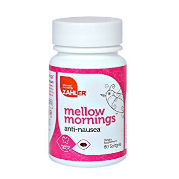 Zahler Mellow Morning, Ginger Extract Supplement, All Natural Anti-Nausea Digestive Aid, Certified Kosher, 60 Softgels