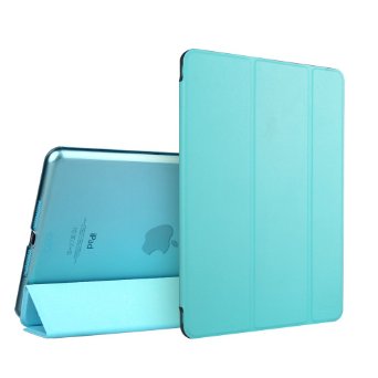 iPad Mini Case, iPad Mini 2 Case, iPad Mini 3 Case, ESR Yippee Color Series Smart Cover   Translucent Back Cover [Ultra Slim] [Light Weight] [Scratch-Resistant Lining] [Auto Wake/Sleep Function] for Apple iPad mini 1 / 2 / 3 (Sky Blue)