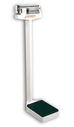 Detecto Eye Level Physician Scale 400 LB X 4 Oz Without Height Rod 10 1/2 X 14 1/2 Platform - Detecto 437
