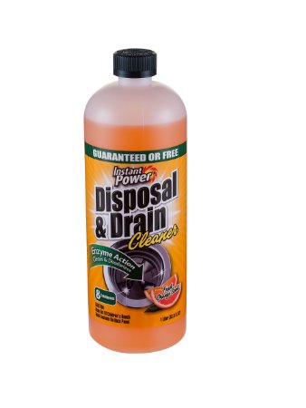 Scotch 1503 Instant Power Disposal and Drain Cleaner, Orange Scent