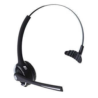 ZhiZhu Over the Head Driver's Wireless Bluetooth Headphones Headset With Flexible Boom Mic and Charging Dock