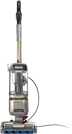 Shark LA502 Rotator Lift-Away ADV DuoClean PowerFins Upright Vacuum with Self-Cleaning Brushroll Powerful Pet Hair Pickup and HEPA Filter, w/Duo, Silver