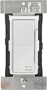 Leviton DH1KD-1BZ 1000W Decora Smart Dimmer, Works with Apple HomeKit