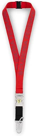 Ferrari Scuderia Logo Lanyard Red - Size: One size