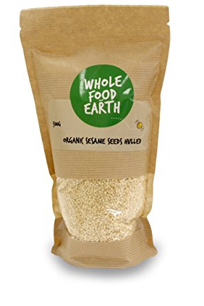 Organic Raw Hulled Sesame Seeds 1kg