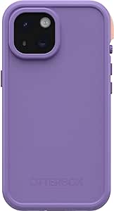 OtterBox iPhone 15 (Only) FRĒ Series Waterproof Case with MagSafe (Designed by LifeProof) - RULE OF PLUM (Purple), waterproof, 60% recycled plastic, sleek and stylish