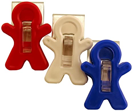 Adams Manufacturing All-American Magnet Man Clip, 3-Pack